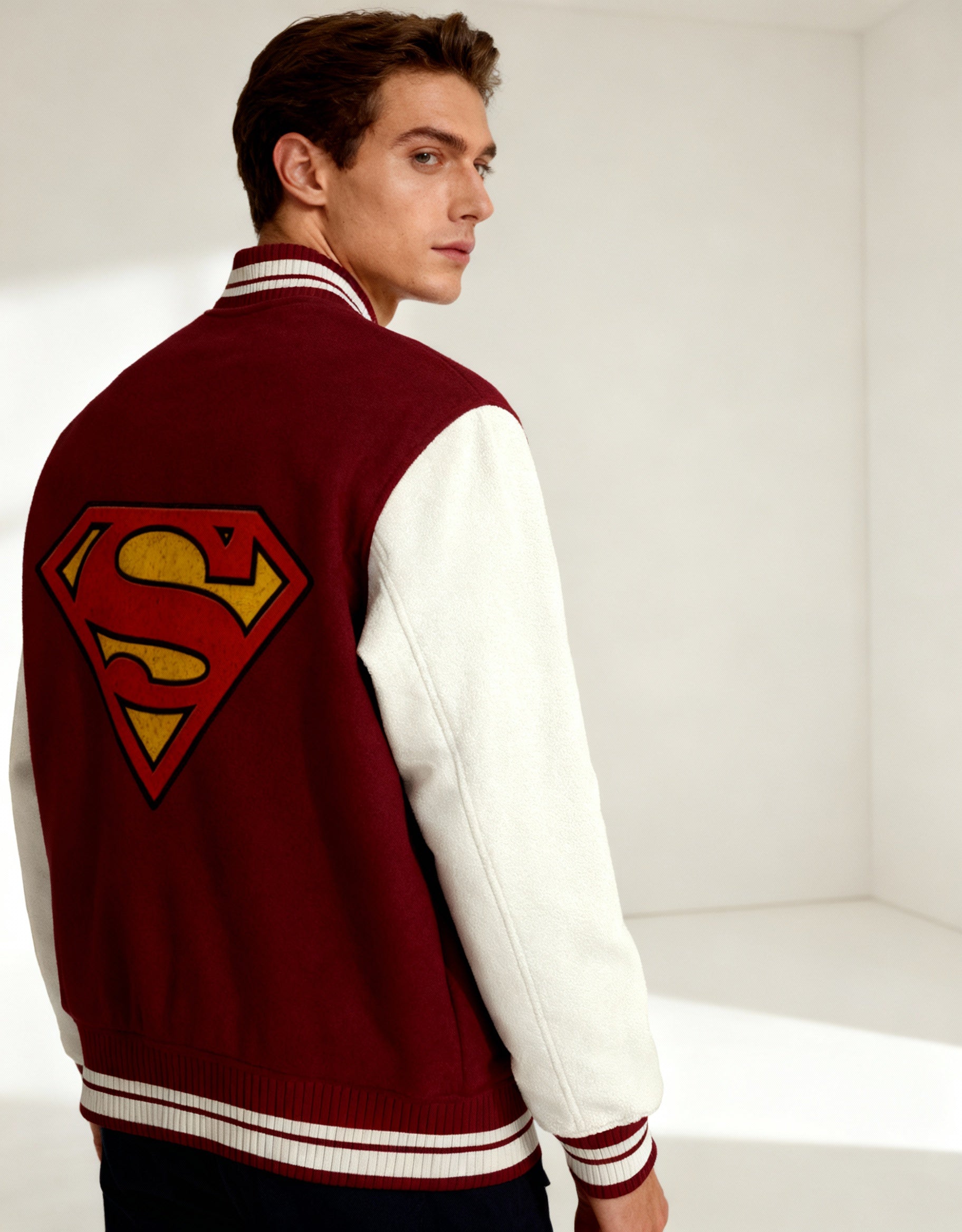 Superman Style - Vasanoir Premium Unisex Varsity Jacket