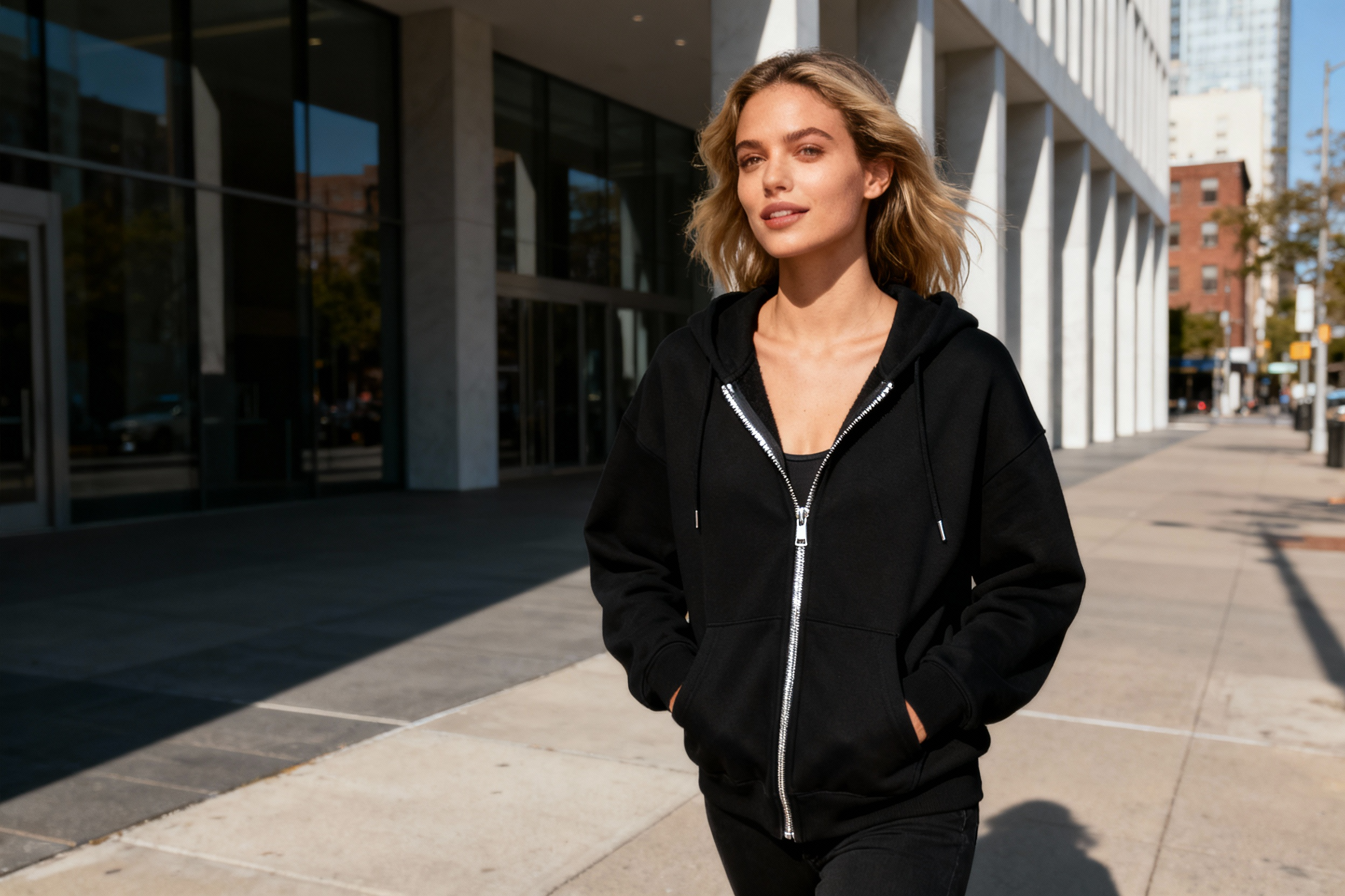 Vasanoir Original Typography Premium Unisex Zip Hoodie