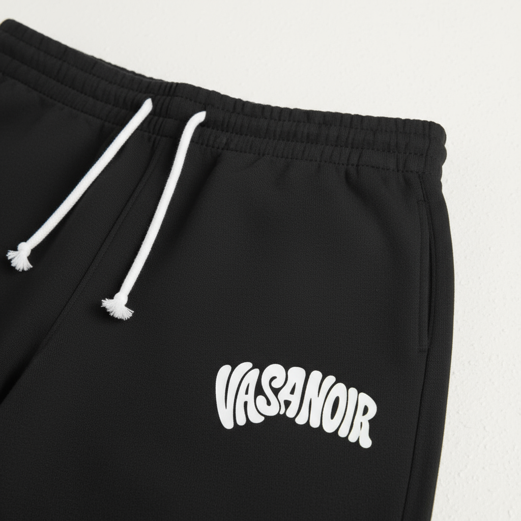 Charcoal Black Vasanoir Premium Unisex Sweatpants